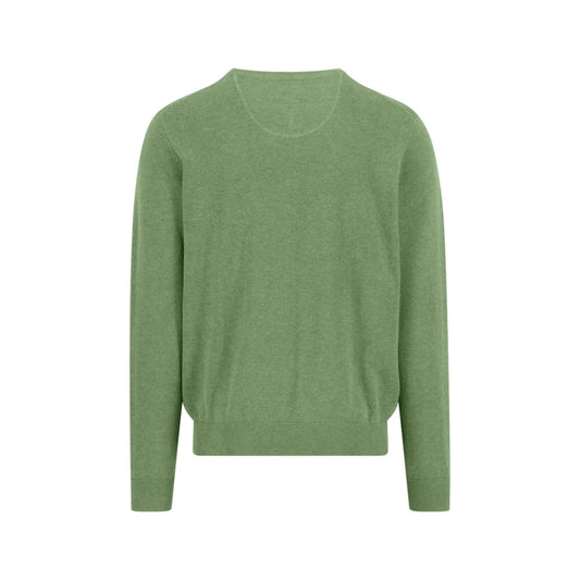 Fynch Hatton 1613 210 740 Avocado Supefine Crew Neck