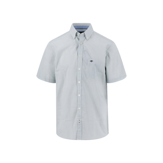 Fynch Hatton 1604 6131 744 Mint Short Sleeve Casual Shirt