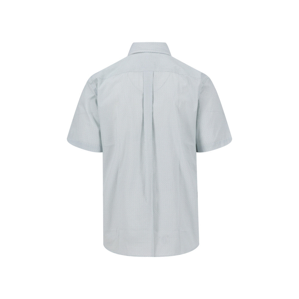 Fynch Hatton 1604 6131 744 Mint Short Sleeve Casual Shirt