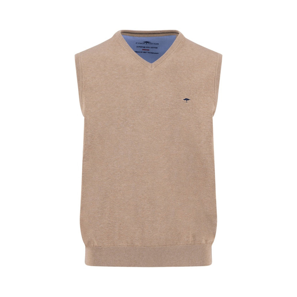 Fynch Hatton 1512 214 864 Taupe Superfine Slipover