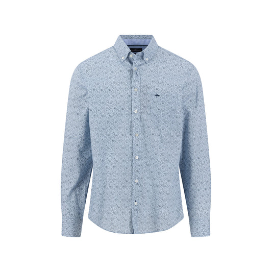 Fynch Hatton 1609 6290 653 New Breeze Minimal Flower Print Casual Shirt
