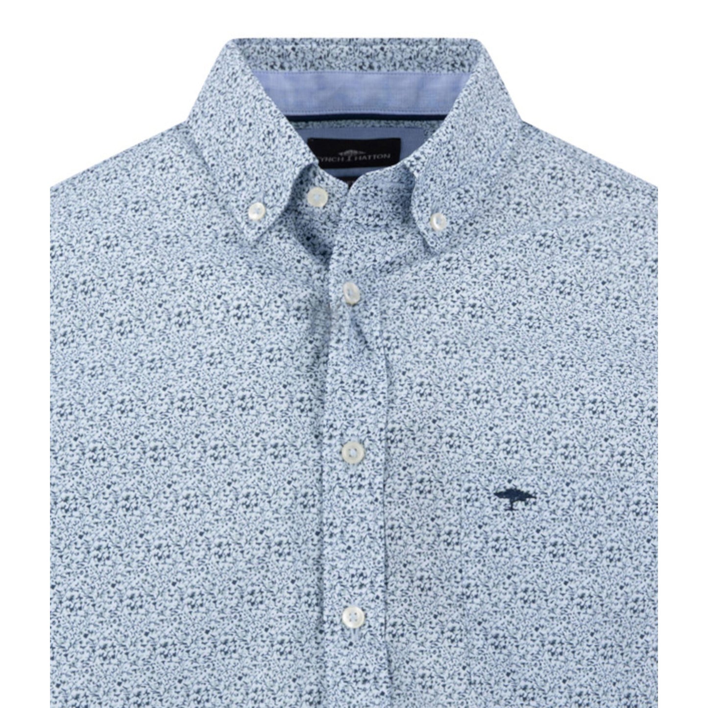 Fynch Hatton 1609 6290 653 New Breeze Minimal Flower Print Casual Shirt