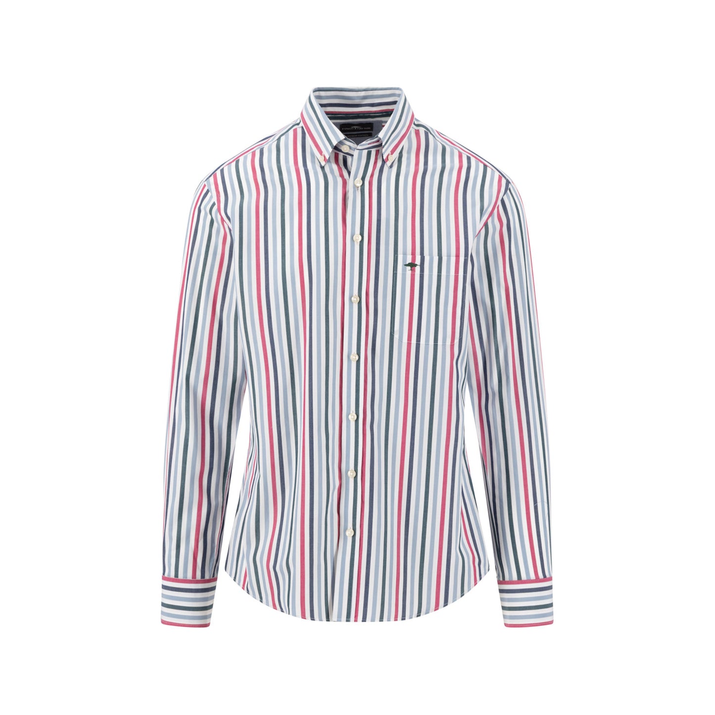 Fynch Hatton 1614 5310 660 Air Blue Multicolor Stripes Casual Shirt