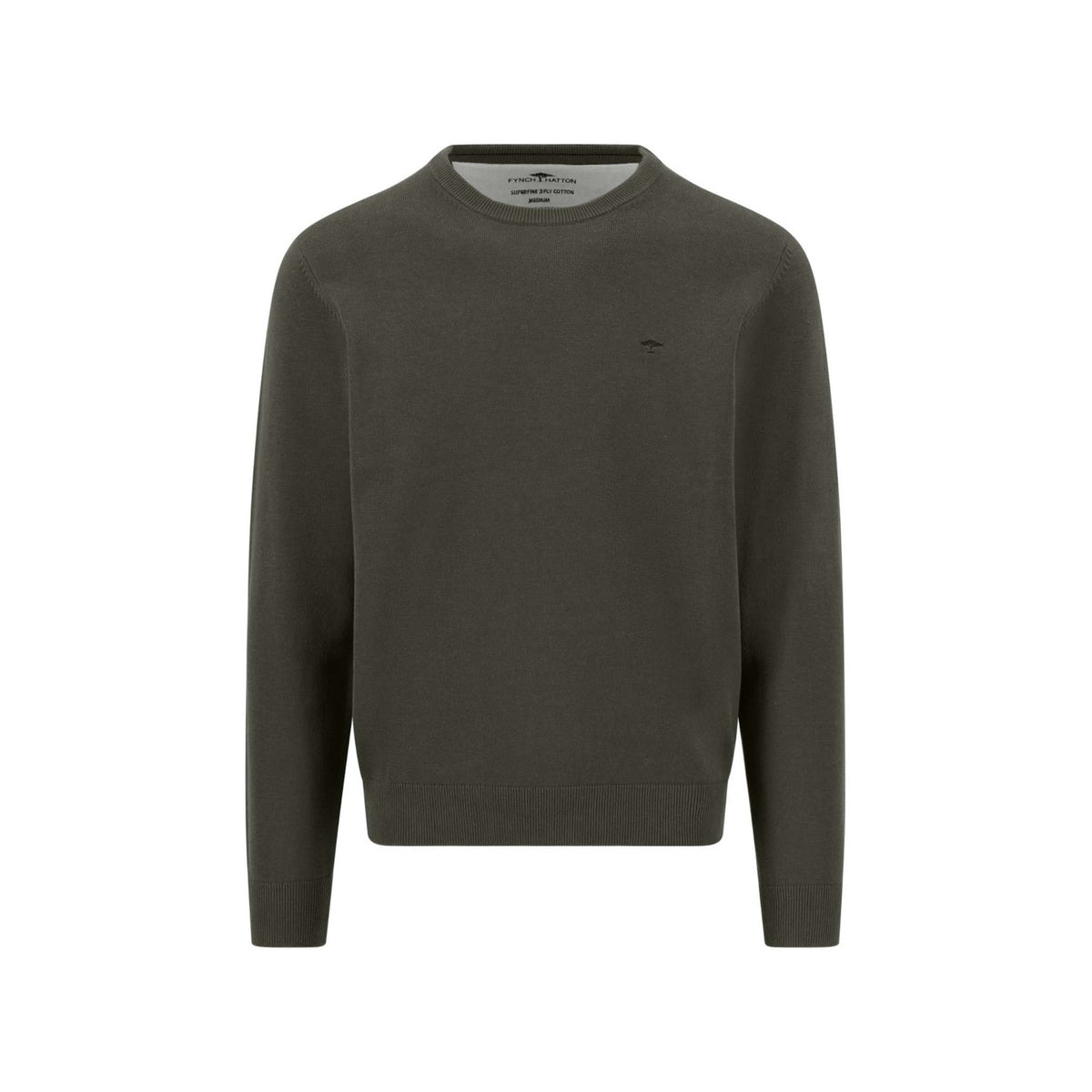 Fynch Hatton 1614 210 749 Cypress Crew Neck