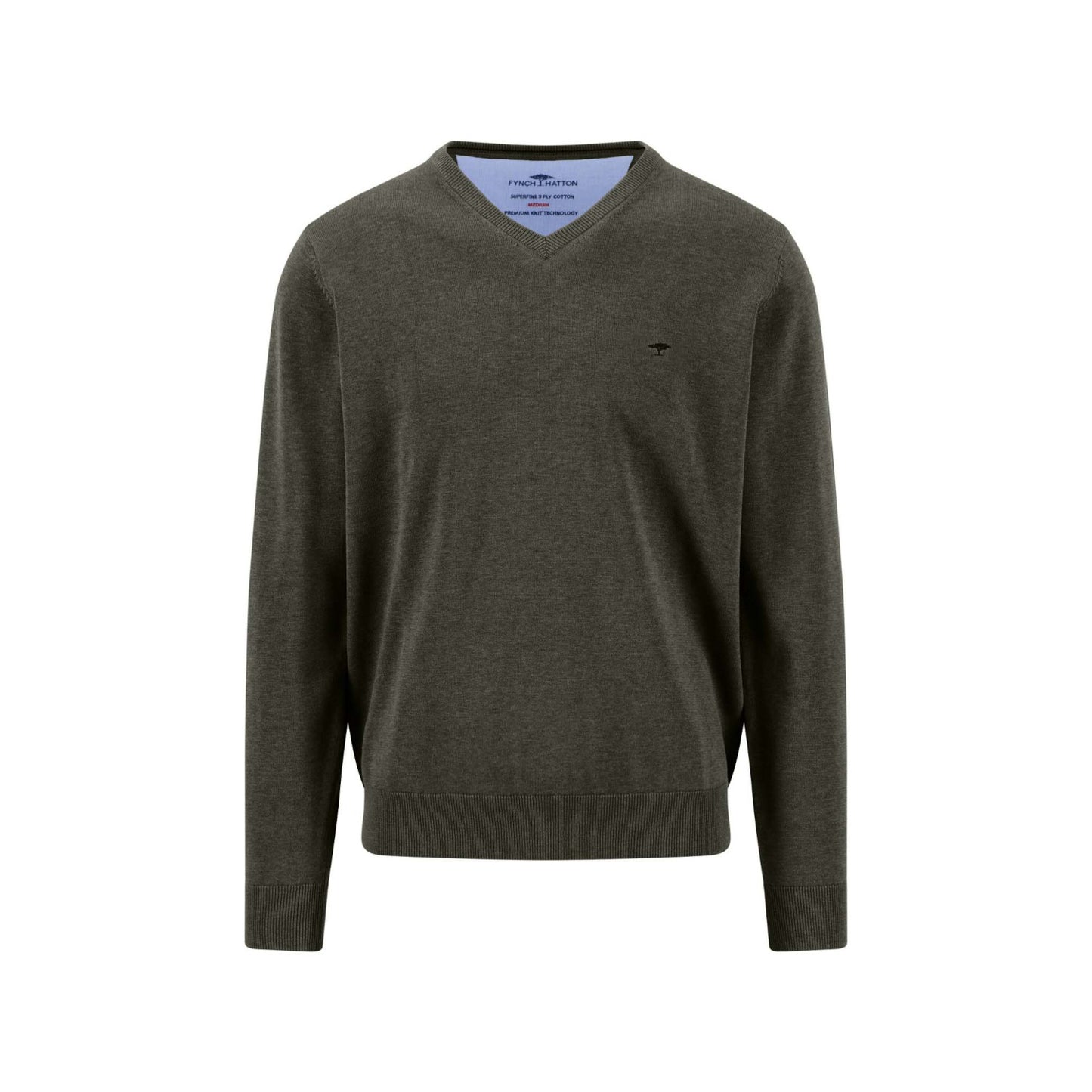 Fynch Hatton 1614 211 749 Cypress V-Neck