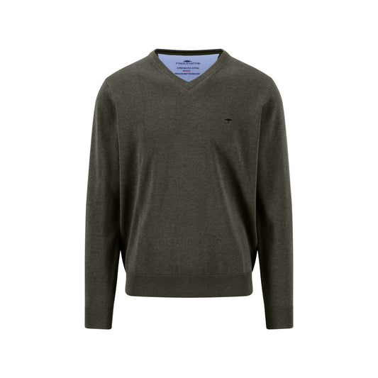 Fynch Hatton 1614 211 749 Cypress V-Neck