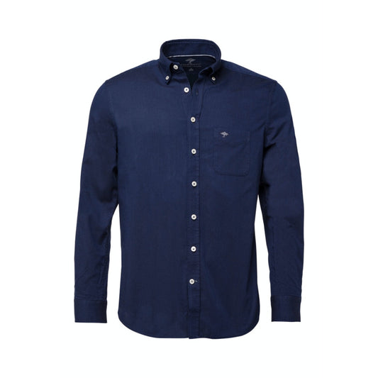 Fynch Hatton 1000 5500 5540 Navy Oxford Casual Shirt