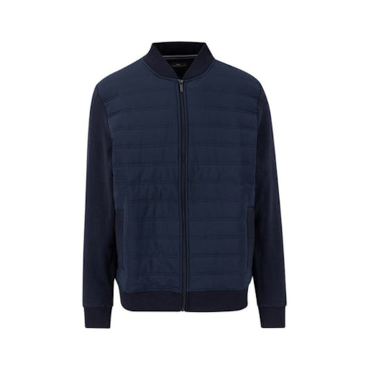 Fynch Hatton 1000 1361 685 Navy Hybrid College Jacket