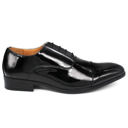 Smart Fabio Black Patent Formal Shoes