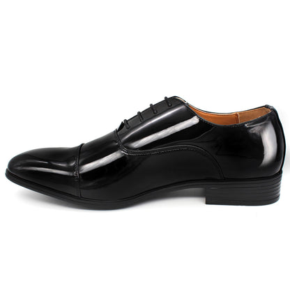 Smart Fabio Black Patent Formal Shoes