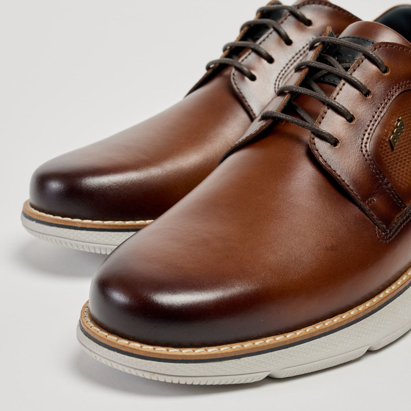 Pod Finch Tan Leather Trainers
