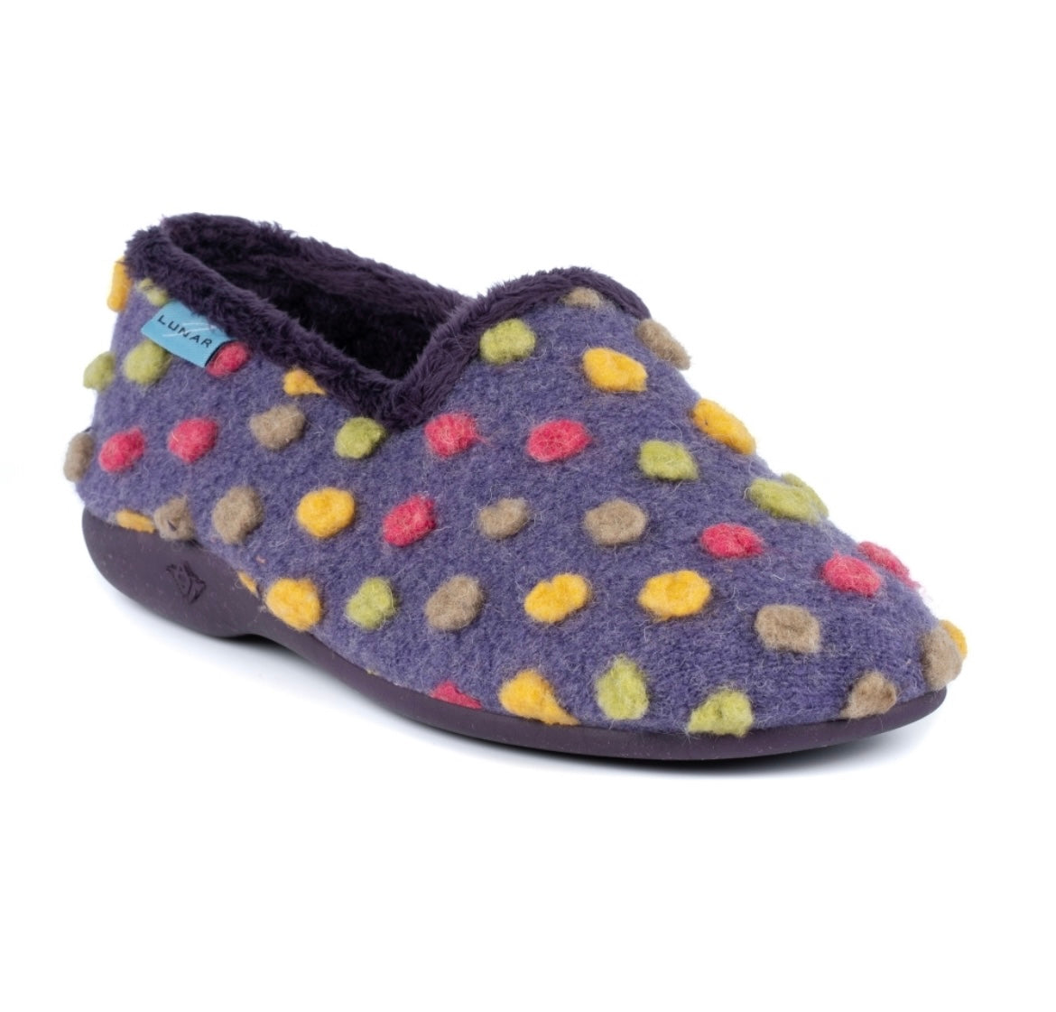 Lunar KLA125 Helix Purple Slippers