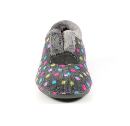 Lunar KLZ065 Tennessee Grey Slippers