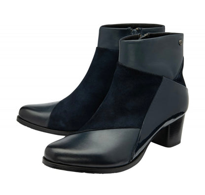 Lotus ULB263 Booker Navy Leather Boots