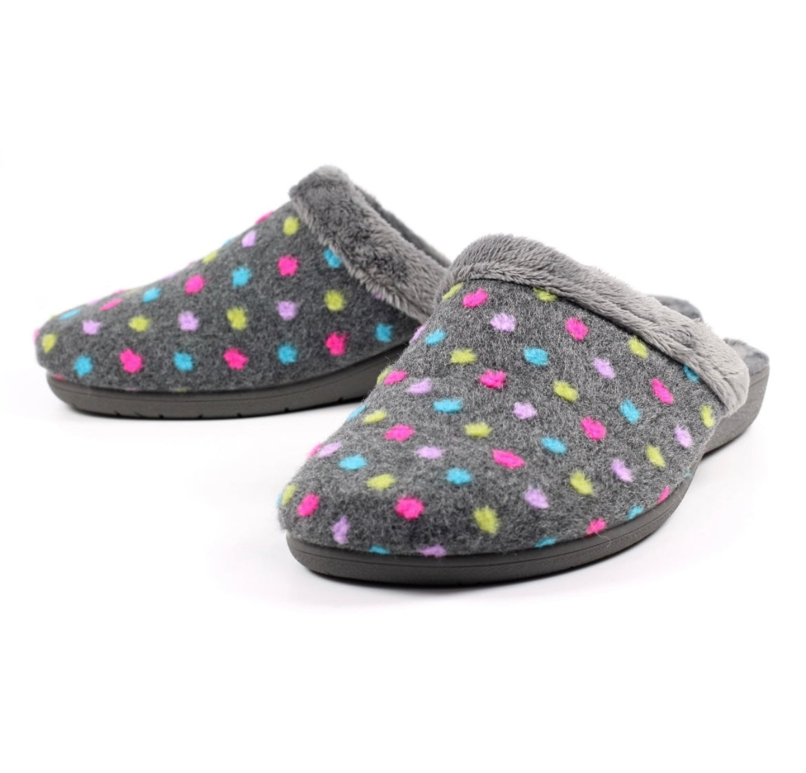 Lunar KLZ066 Seine Grey Slippers