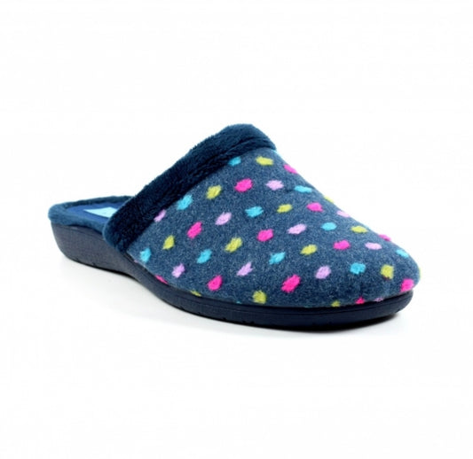 Lunar KLZ066 Seine Navy Slippers