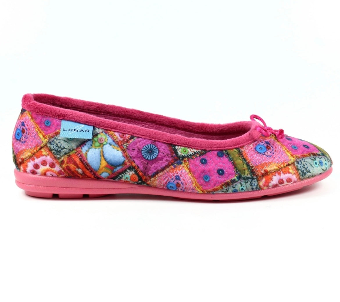 Lunar KLA206 Sangria Pink Slippers