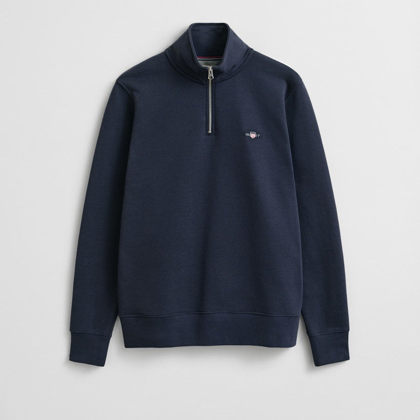 Gant 2008005 433 Evening Blue Reg Shield Half Zip Sweat