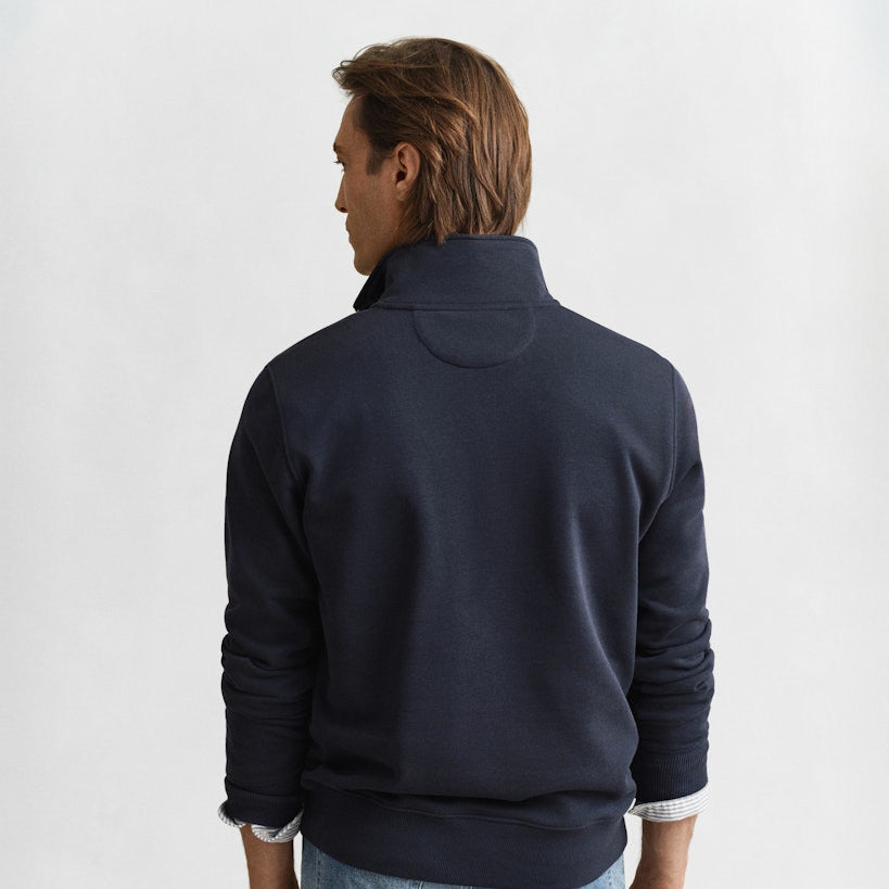 Gant 2008005 433 Evening Blue Reg Shield Half Zip Sweat