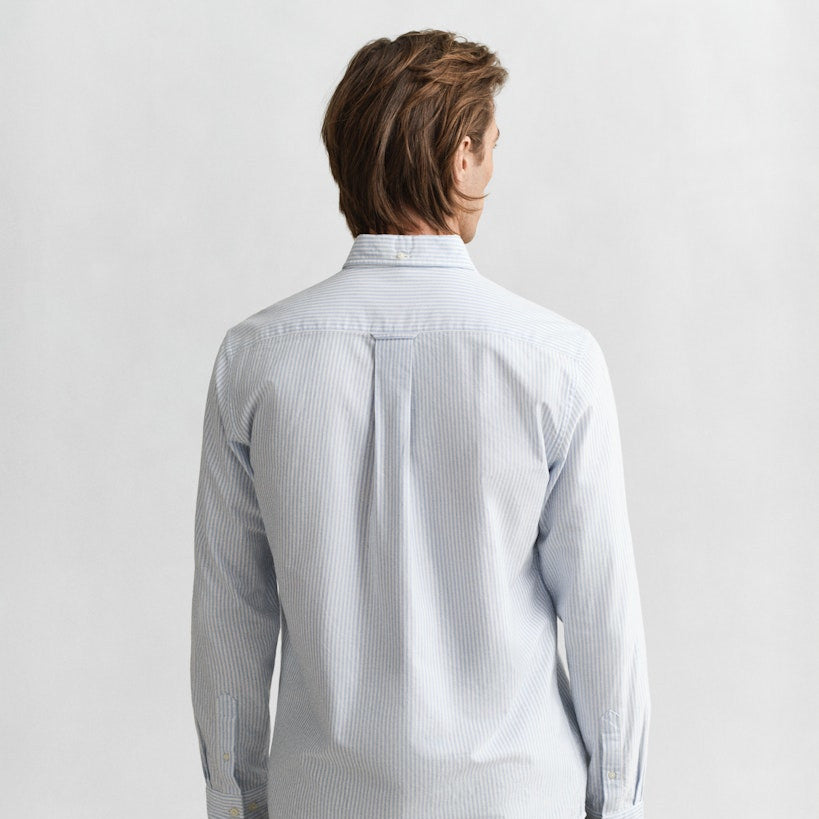 Gant 3000230 455 Light Blue Reg Classic Oxford Stripe Shirt