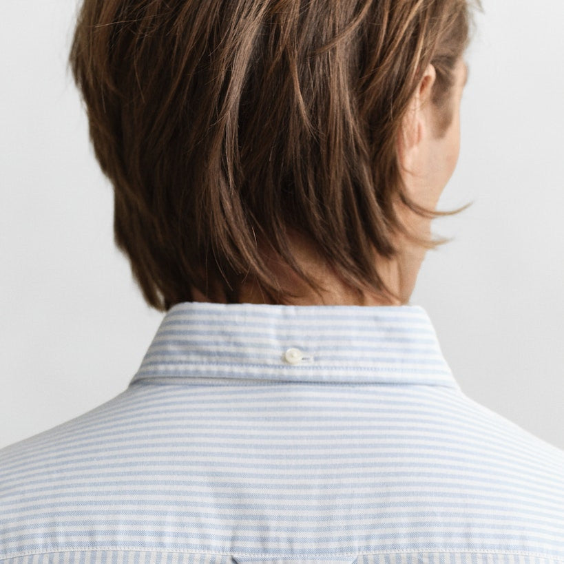 Gant 3000230 455 Light Blue Reg Classic Oxford Stripe Shirt