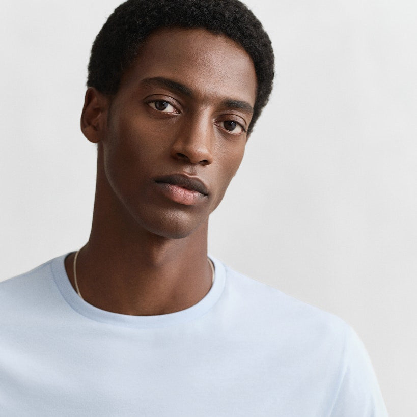 Gant 2003184 457 Reg Shield SS Fresh Blue T-Shirt