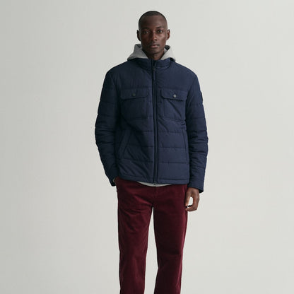 Gant 7006344 433 Evening Blue Channel Quilted Jacket