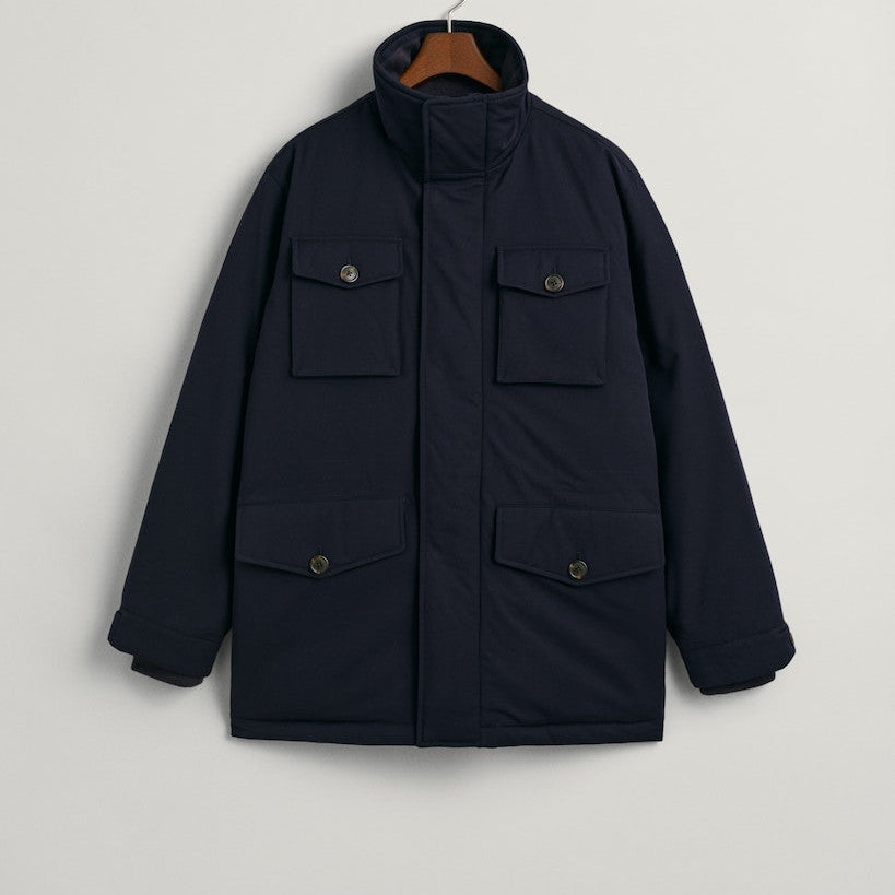 Gant 7006358 446 Night Blue Padded Flannel Field Jacket