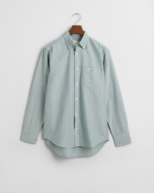 Gant 3000200 373 Deep Forest Green Reg Classic Oxford Shirt