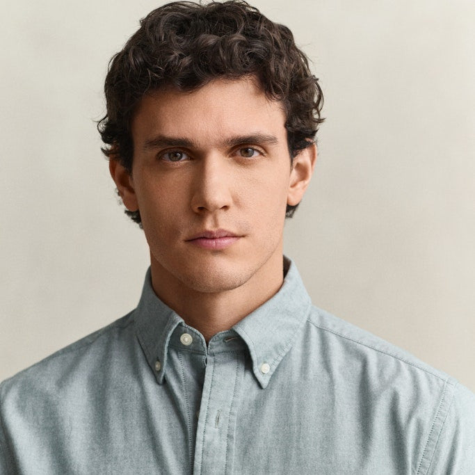 Gant 3000200 321 Dark Emerald Reg Classic Oxford Shirt
