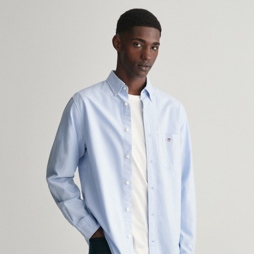 Gant 3000200 455 Light Blue Reg Oxford Shirt