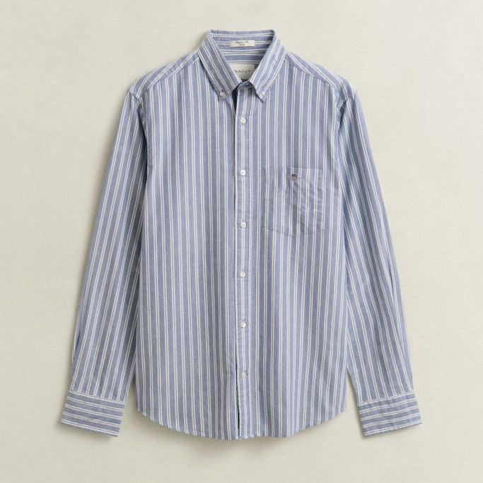 Gant 3262014 436 College Blue Reg Classic Oxford Stripe Shirt