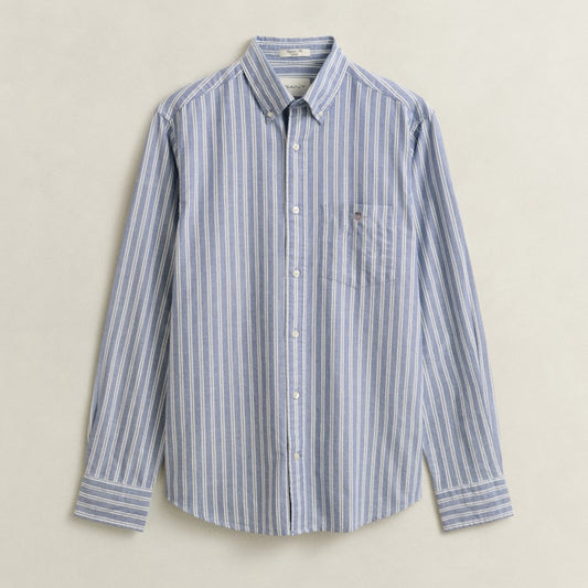Gant 3262014 436 College Blue Reg Classic Oxford Stripe Shirt