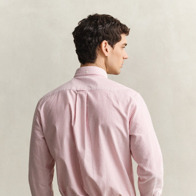 Gant 3000230 853 Maple Fire Reg Classic Oxford Stripe Shirt