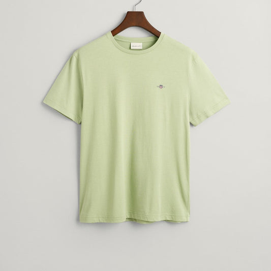 Gant 2003184 345 Milky Matcha Reg Shield Short Sleeve T-Shirt