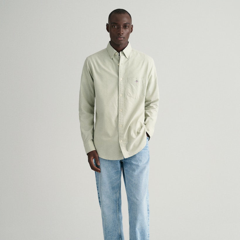 Gant 3000200 345 Milky Matcha Reg Oxford Shirt