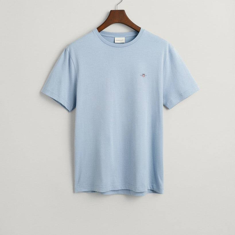 Gant 2003184 474 Dove Blue Reg Shield Short Sleeve T-Shirt