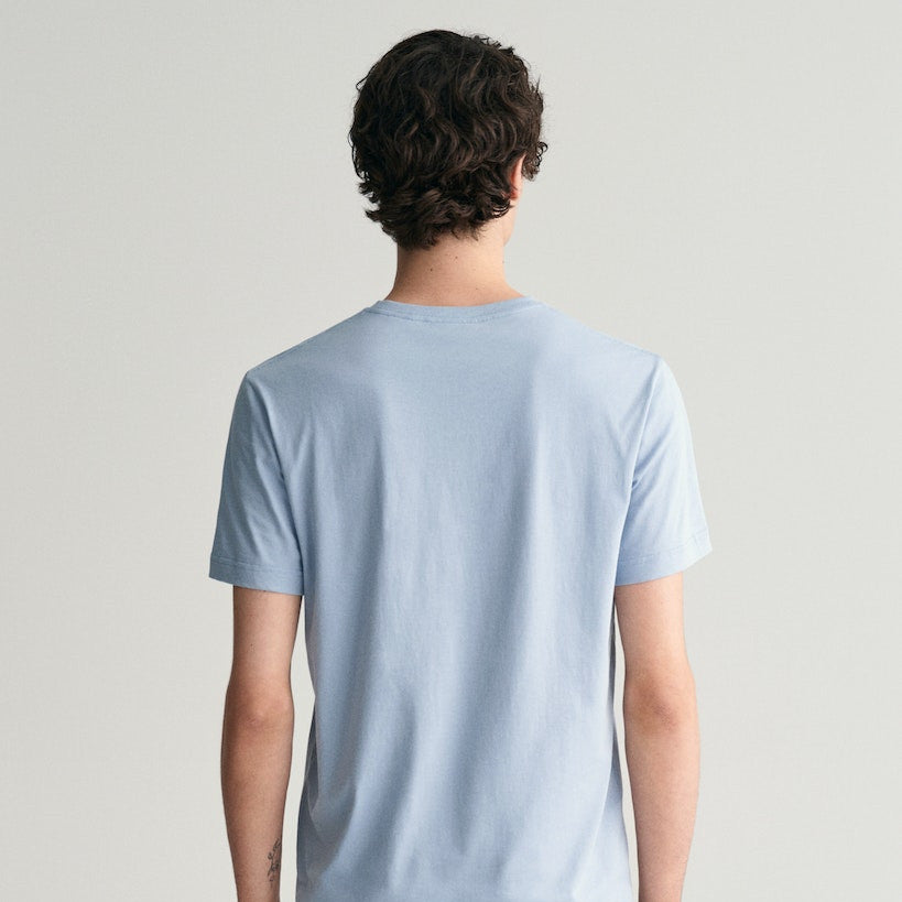 Gant 2003184 474 Dove Blue Reg Shield Short Sleeve T-Shirt