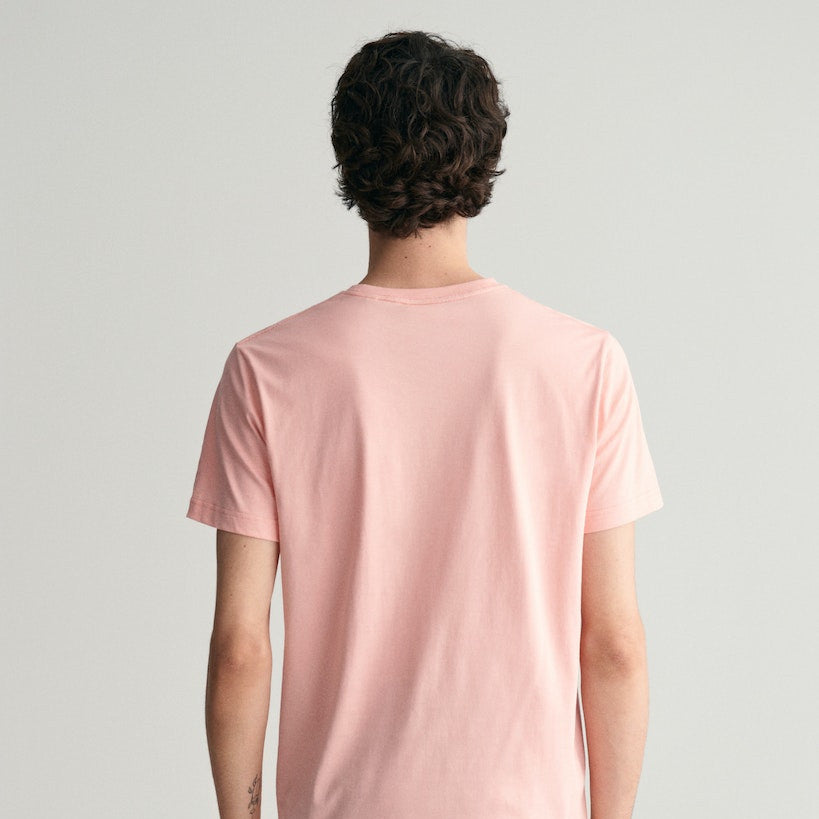 Gant 2003184 671 Bubbelgum Pink Reg Shield Short Sleeve T-Shirt