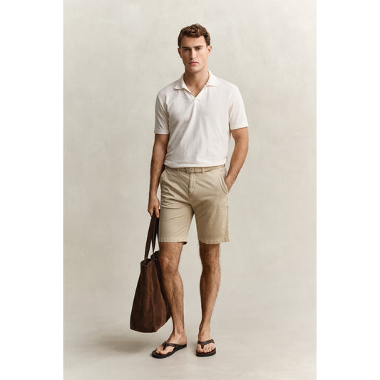 Gant 205640 200 Reg Sunfaded Oat Beige Chino Shorts