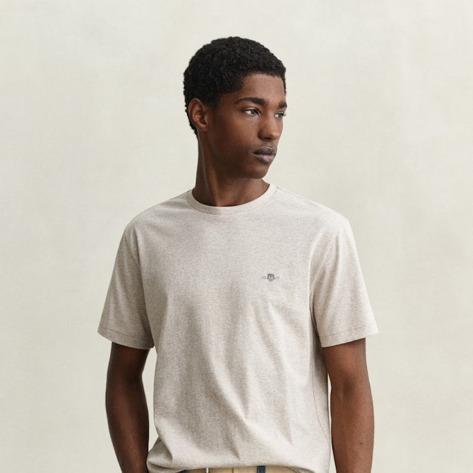 Gant 2003184 299 Reg Shield SS Seed Melange T-Shirt