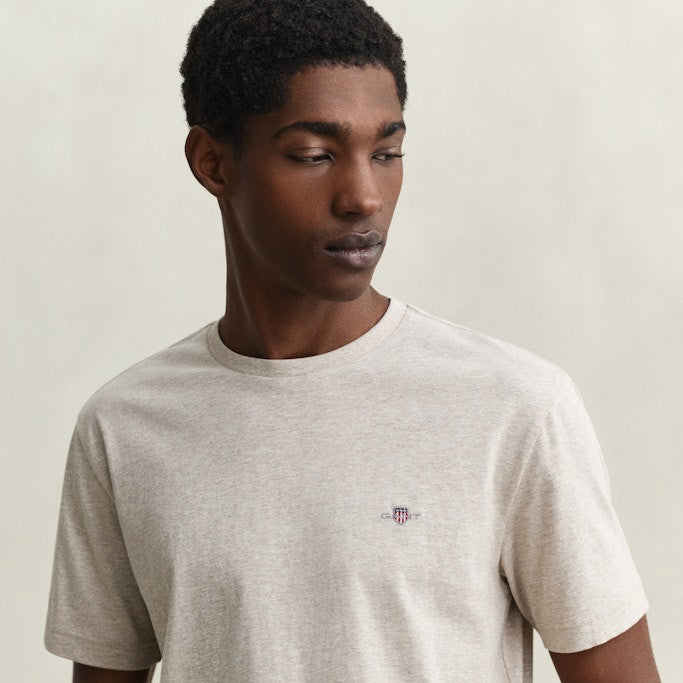 Gant 2003184 299 Reg Shield SS Seed Melange T-Shirt