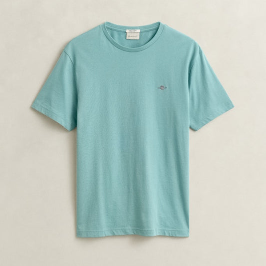 Gant 2003184 323 Reg Shield SS Muted Turquoise T-Shirt