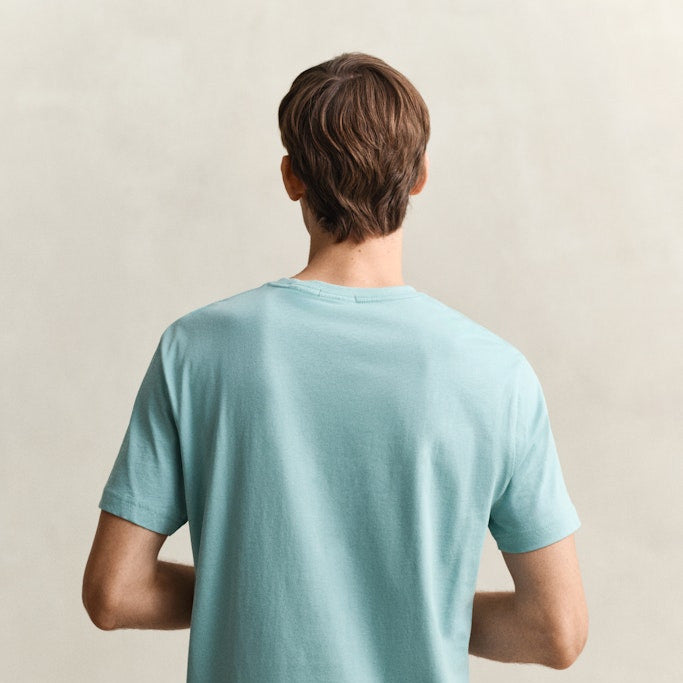 Gant 2003184 323 Reg Shield SS Muted Turquoise T-Shirt
