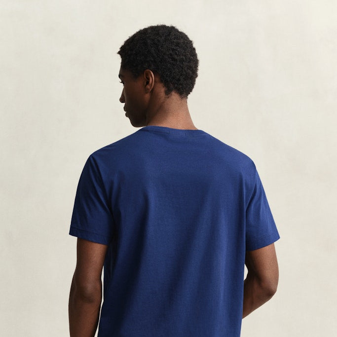 Gant 2003184 432 Reg Shield SS Rich Navy T-Shirt