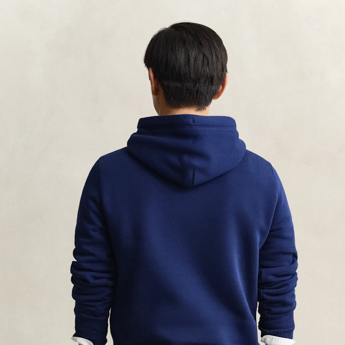 Gant 2007058 432 Reg Shield Rich Navy Hoodie