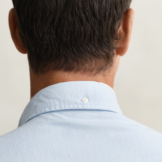 Gant 3260026 450 Reg Classic Oxford Dobby Sky Blue Shirt