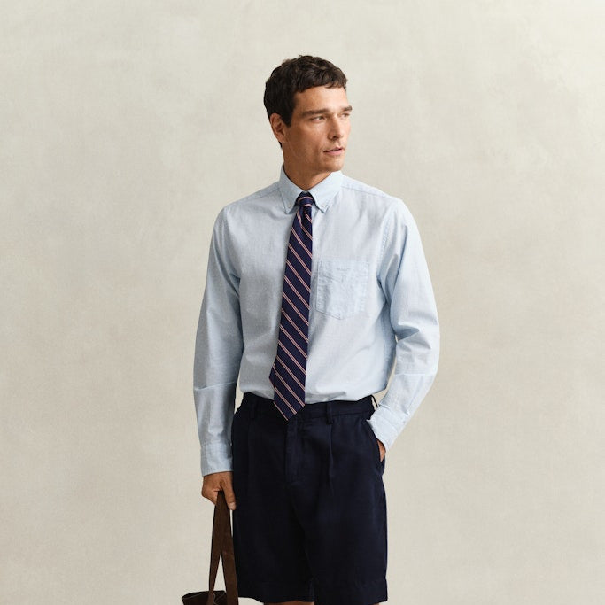 Gant 3260026 450 Reg Classic Oxford Dobby Sky Blue Shirt