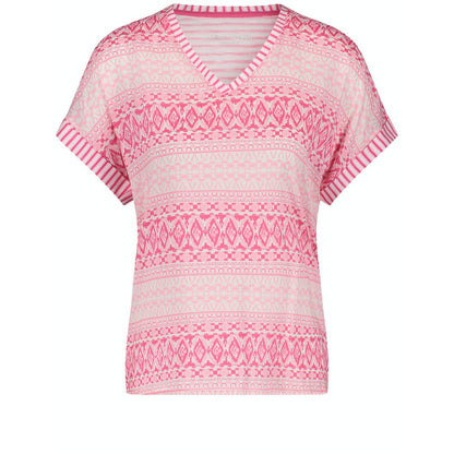 Gerry Weber 270081 44015 3000 Lila/Pink Pattern T-Shirt