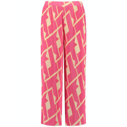 Gerry Weber 222116 66249 3009 Lila/Pink Print Trousers